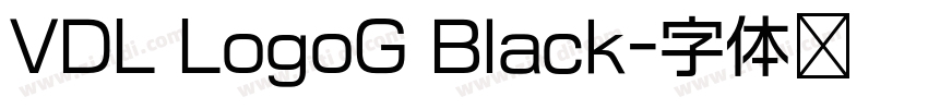 VDL LogoG Black字体转换 VDL LogoG Black字体转换